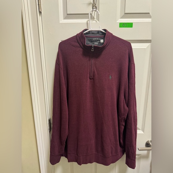 Men’s Polo Ralph Lauren Quarter Zip Pullover Shirt - Picture 1 of 3